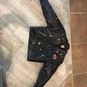 Harley Davidson Boy’s Faux Leather Jacket 16/18